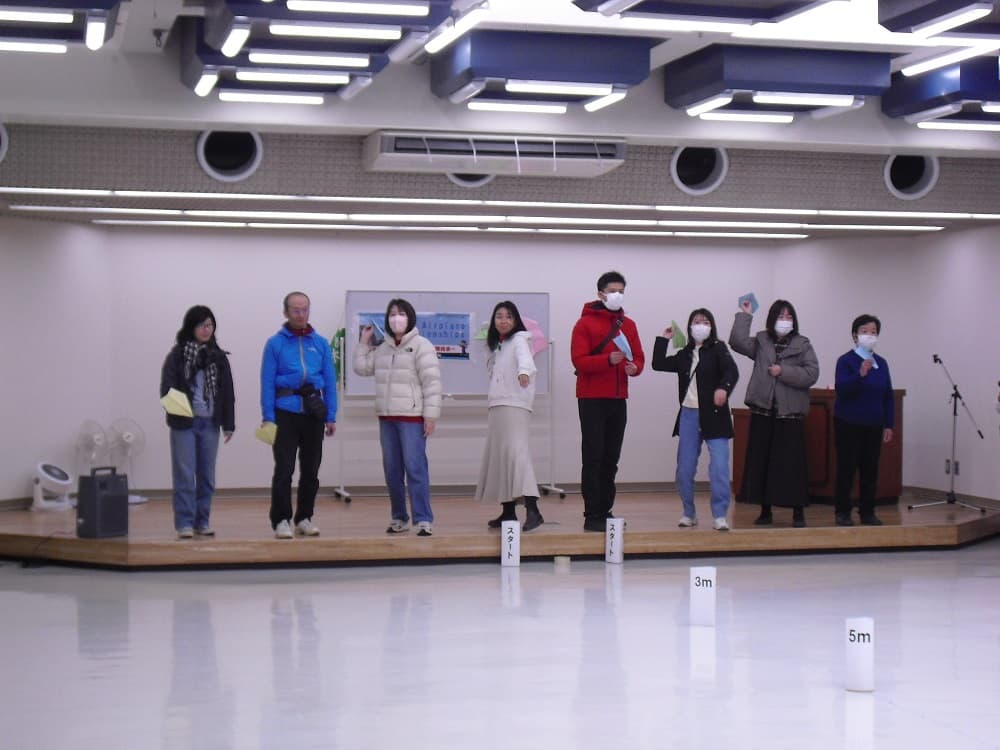 紙飛行機競技会4